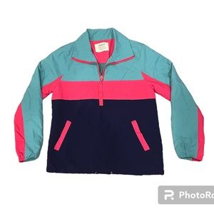 Ashley by 26 International Utility Collection Pullover Windbreaker Size S